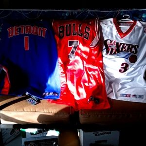 3 Authentic Jerseys size 52 2xl & 56 3xl
